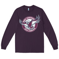 Plum manly warringah sea eagles Long Sleeve Tee - linhVisuals