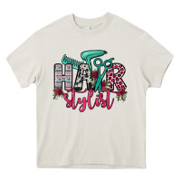 Cream hair stylist Heavy Core Tee - OliviaCreatesArt