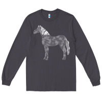 Smoke horse lover t  shirthorse t  shirt (1) Long Sleeve Tee - linhVisuals