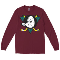 Burgundy the mighty ducks classic Long Sleeve Tee - linhVisuals
