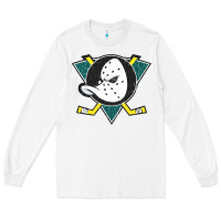 White the mighty ducks classic Long Sleeve Tee - linhVisuals