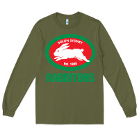 Army Green south sidney rabbitohs Long Sleeve Tee - linhVisuals