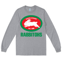 Heather Grey south sidney rabbitohs Long Sleeve Tee - linhVisuals