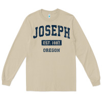 Mushroom joseph oregon or vintage sports established navy design t shirt Long Sleeve Tee - linhVisuals