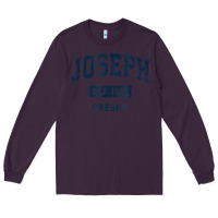 Plum joseph oregon or vintage sports established navy design t shirt Long Sleeve Tee - linhVisuals