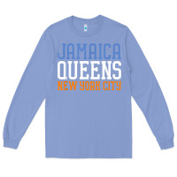 Colony Blue jamaica queens new york ny t shirt Long Sleeve Tee - linhVisuals