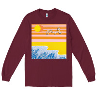 Burgundy Polo & Pan - Caravelle Long Sleeve Tee - linhVisuals