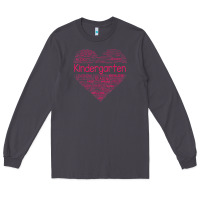 Smoke cute love heart kindergarten teacher valentines day womens Long Sleeve Tee - linhVisuals