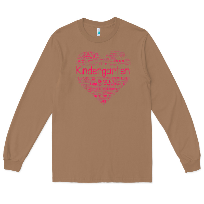 Cute Love Heart Kindergarten Teacher Valentines Day Womens Long Sleeve Tee by linhVisuals | Teevron