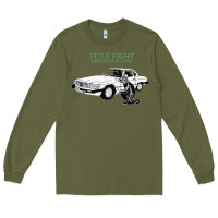 Army Green Title Fight Trending Long Sleeve Tee - linhVisuals