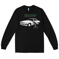 Black Title Fight Trending Long Sleeve Tee - linhVisuals