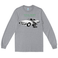 Heather Grey Title Fight Trending Long Sleeve Tee - linhVisuals