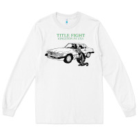 White Title Fight Trending Long Sleeve Tee - linhVisuals