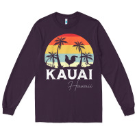 Plum kauai hawaii chicken lover souvenir t shirt Long Sleeve Tee - linhVisuals