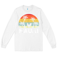 White kauai hawaii chicken lover souvenir t shirt Long Sleeve Tee - linhVisuals