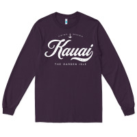 Plum kauai hawaii vintage retro t shirt Long Sleeve Tee - linhVisuals
