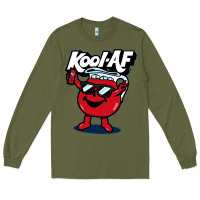 Army Green Kool-Af Long Sleeve Tee - linhVisuals