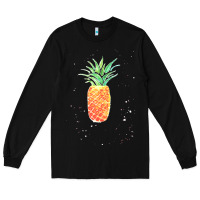Black Pineapple Onesie Long Sleeve Tee - linhVisuals