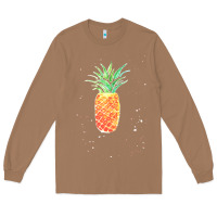 Toasted Coconut Pineapple Onesie Long Sleeve Tee - linhVisuals
