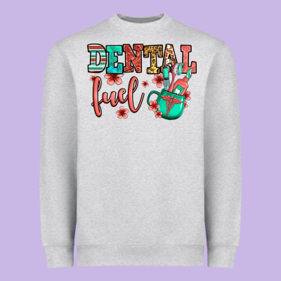 Dental Fuel Coffee Cup Heavyweight Sweatshirt Designed By Jasminsmagicworld