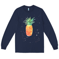 Navy Pineapple Onesie Long Sleeve Tee - linhVisuals