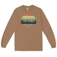 Toasted Coconut deam lake state Long Sleeve Tee - linhVisuals