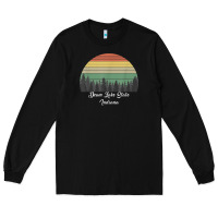Black deam lake state Long Sleeve Tee - linhVisuals