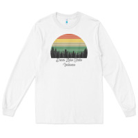 White deam lake state Long Sleeve Tee - linhVisuals