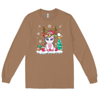 Toasted Coconut cute unicorn christmas shirt kid girls women deer santa xmas 1 Long Sleeve Tee - linhVisuals