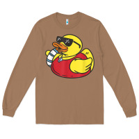 Toasted Coconut lifeguard rubber duck t shirt Long Sleeve Tee - linhVisuals
