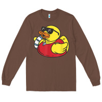 Chestnut lifeguard rubber duck t shirt Long Sleeve Tee - linhVisuals