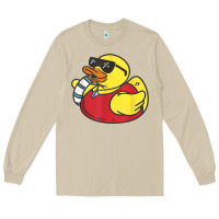 Mushroom lifeguard rubber duck t shirt Long Sleeve Tee - linhVisuals