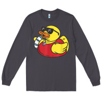 Smoke lifeguard rubber duck t shirt Long Sleeve Tee - linhVisuals