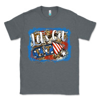 Charcoal Heather Let's Get Lit Classic Tee - Jasminsmagicworld