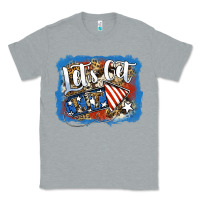 Heather Grey Let's Get Lit Classic Tee - Jasminsmagicworld
