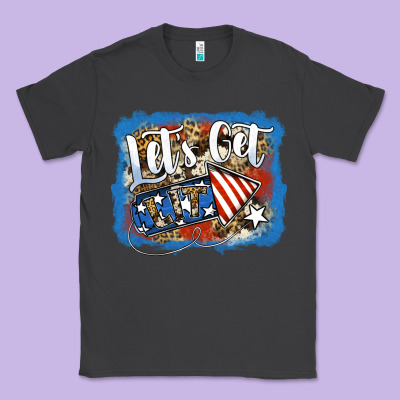 Let's Get Lit Classic Tee Designed By Jasminsmagicworld