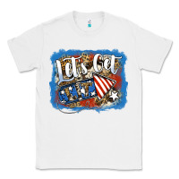 White Let's Get Lit Classic Tee - Jasminsmagicworld