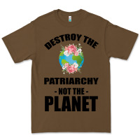 Cacao Destroy the patriarchy not the planet Premium Tee - Bettercallsaul