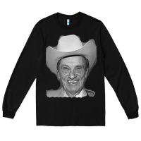 Black profile ernest tubb famous Long Sleeve Tee - linhVisuals