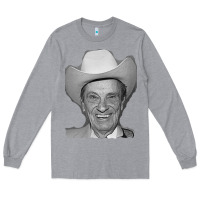 Heather Grey profile ernest tubb famous Long Sleeve Tee - linhVisuals