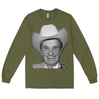 Army Green profile ernest tubb famous Long Sleeve Tee - linhVisuals