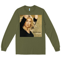 Army Green faith hill   breathe Long Sleeve Tee - linhVisuals