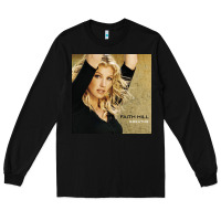 Black faith hill   breathe Long Sleeve Tee - linhVisuals