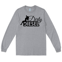 Heather Grey Dirty Diesel Sexy Long Sleeve Tee - linhVisuals