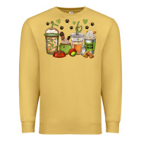Antique Gold dog mom coffee Premium Sweatshirt - Jasminsmagicworld
