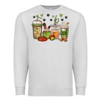 Dove Grey dog mom coffee Premium Sweatshirt - Jasminsmagicworld
