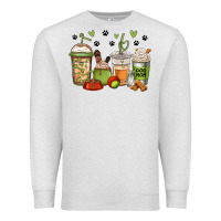Oatmeal Heather dog mom coffee Premium Sweatshirt - Jasminsmagicworld