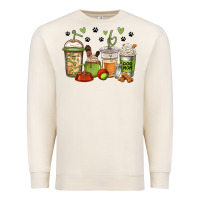 Sandshell dog mom coffee Premium Sweatshirt - Jasminsmagicworld