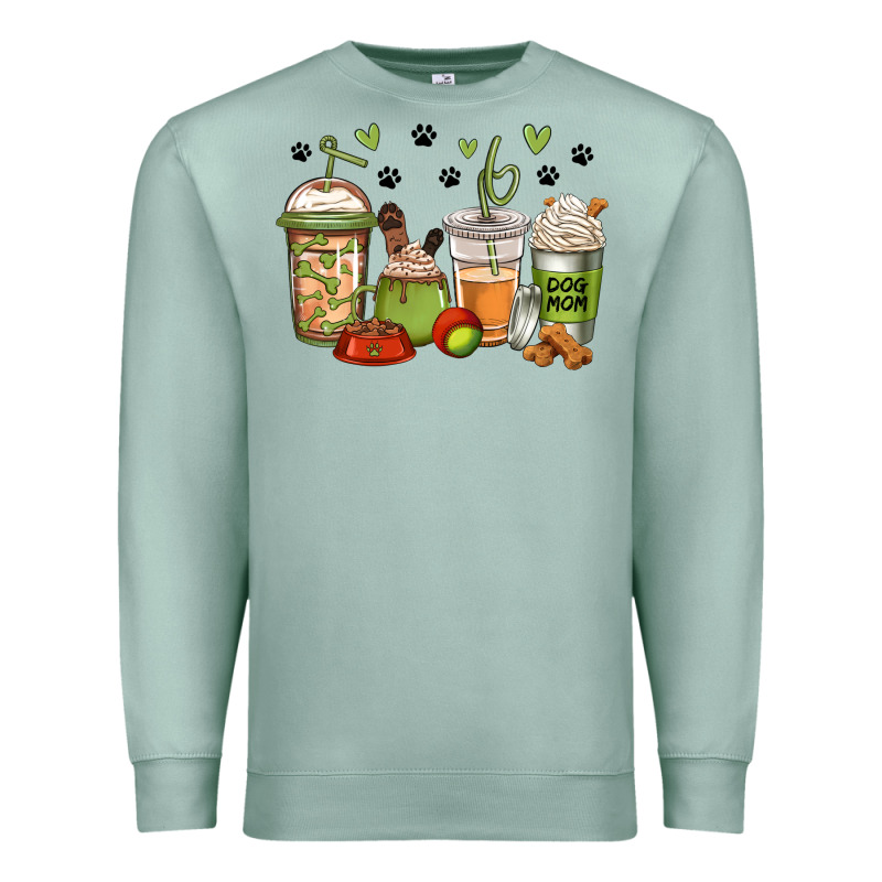 Dog Mom Coffee Premium Sweatshirt by Jasminsmagicworld | Teevron