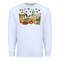 White dog mom coffee Premium Sweatshirt - Jasminsmagicworld